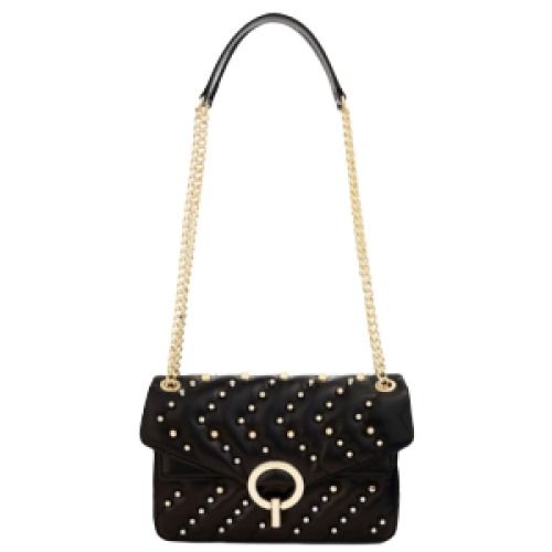 Sandro Quilted Leather Shoulder Bag