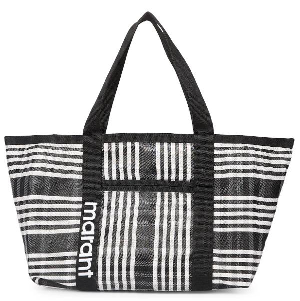 Isabel Marant Darwen Striped Shopper Tote
