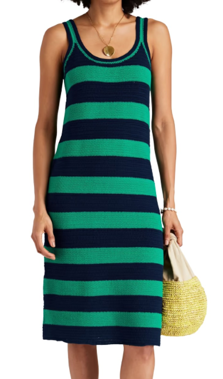 Zimmermann Striped Cotton Midi Dress