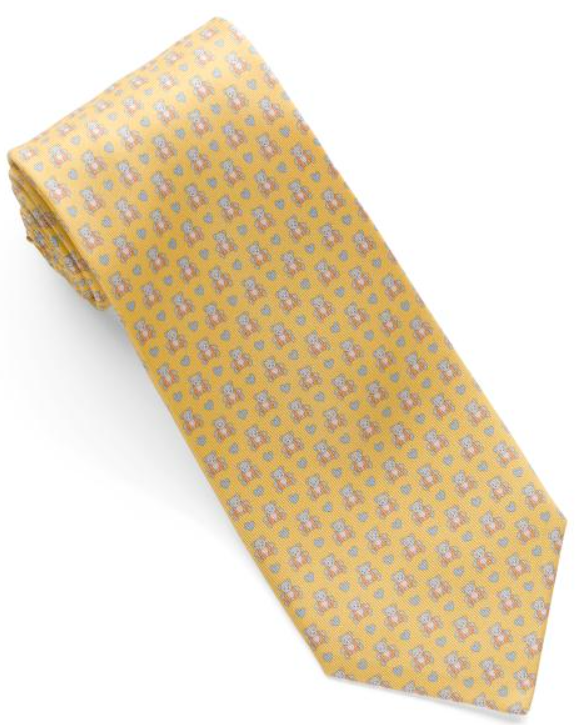 Ferragamo Men's Silk Teddy Bear Tie