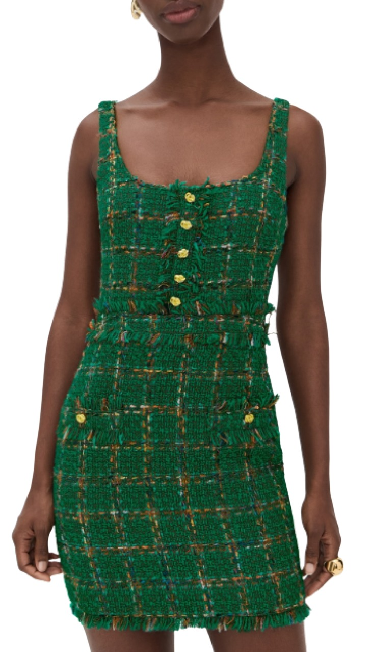 Lagence Valli Square Neck Mini Dress