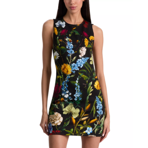 Alice & Olivia Floral Bodycon Mini Dress