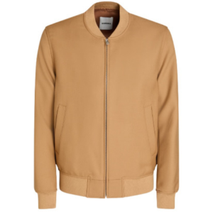 Sandro Wool-Blend Twill Bomber Jacket