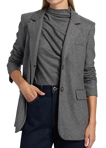Veronica Beard Ryanne Wool-Blend Single-Breasted Jacket