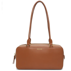 Veronica Beard Boxy Leather Shoulder Bag