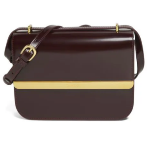 Simkhai Leather Flap Crossbody Bag