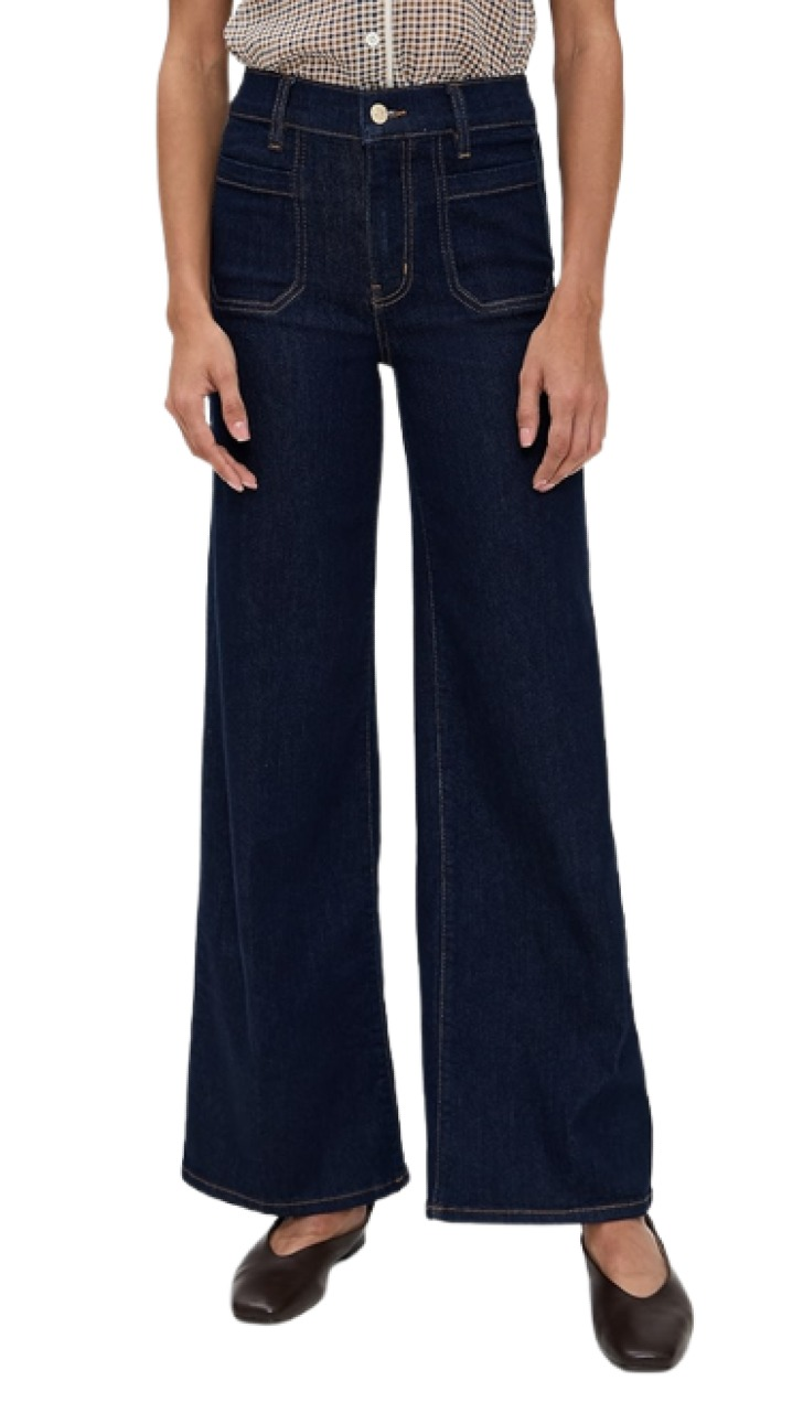 Frame Le Slim Palazzo Modernist Pocket Jeans