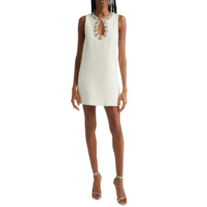 Cinq à Sept Crystal Tweed Minidress
