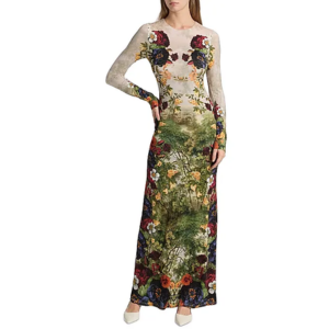 Alice + Olivia Delora Floral Maxi Dress
