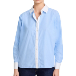 French Connection Women's Poplin Ticking Shirt