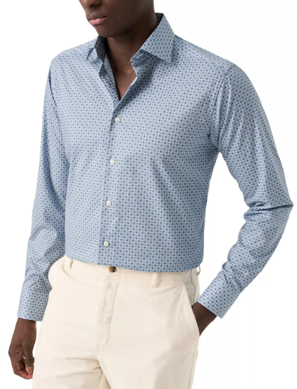 Eton Slim Fit Geometric Shirt