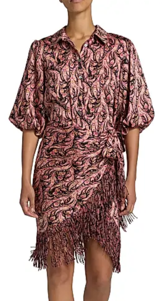 Cinq à Sept Kember Charming Paisley Knee-Length Dress