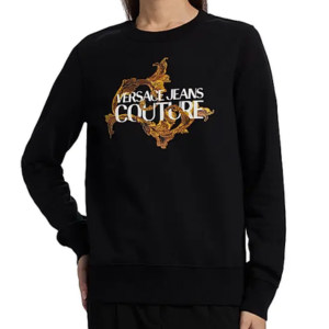 Versace Jeans Couture Cotton Logo Crewneck Sweatshirt