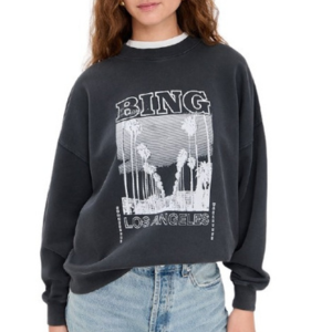 Anine Bing Palm Tree Graphic Sweatshirt