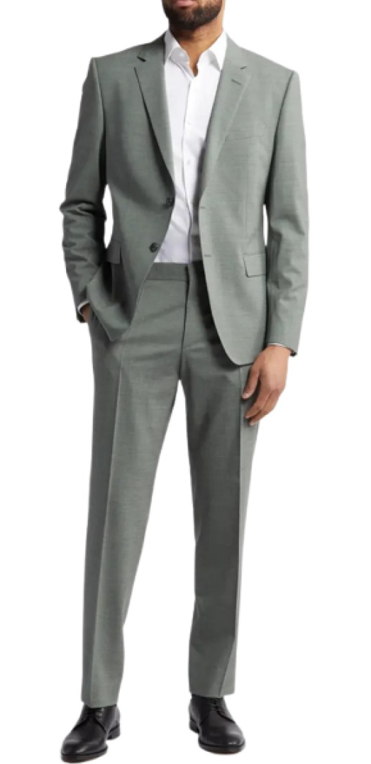 Boss Huge Stretch Wool Suit