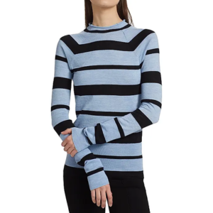 Proenza Schouler Striped Wool-Silk Sweater