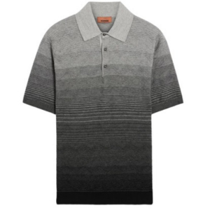 Missoni Space Dyed Cotton Jacquard Polo Shirt