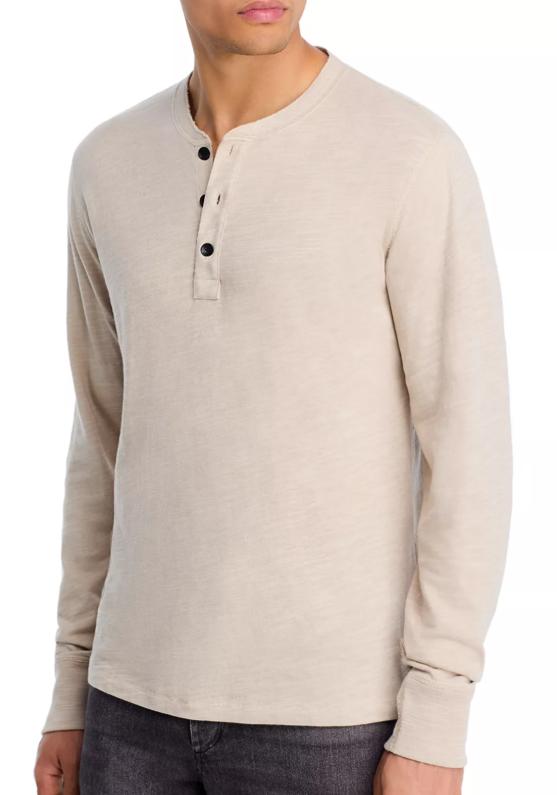Rag & Bone Classic Flame Henley Tee