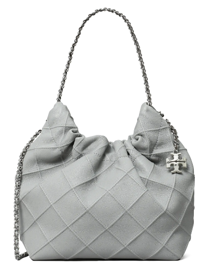Tory Burch Fleming Mini Nappa Leather Hobo Bag