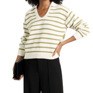 Proenza Schouler Striped Cotton Cashmere Sweater