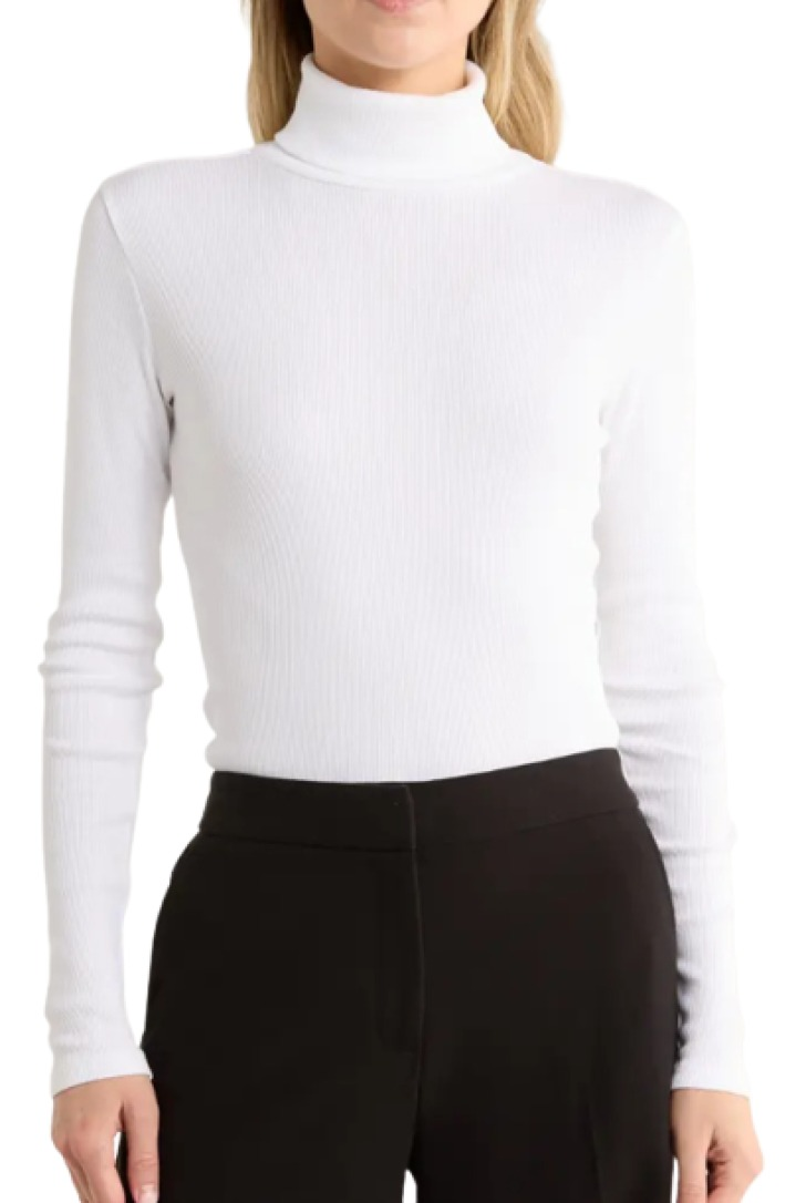 Theory Naneik Long Sleeve Turtleneck Sweater