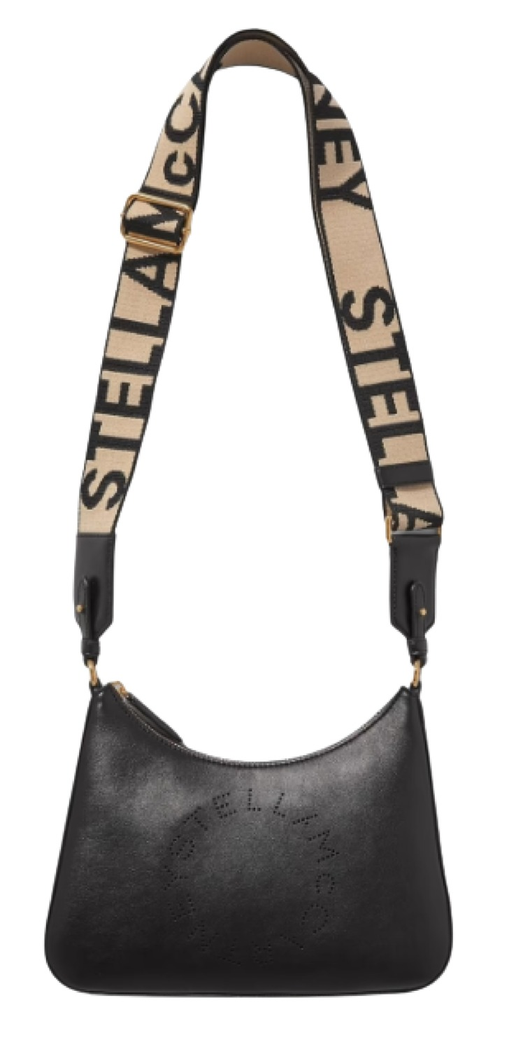 Stella MCcartney Logo-Perforated Shoulder Bag