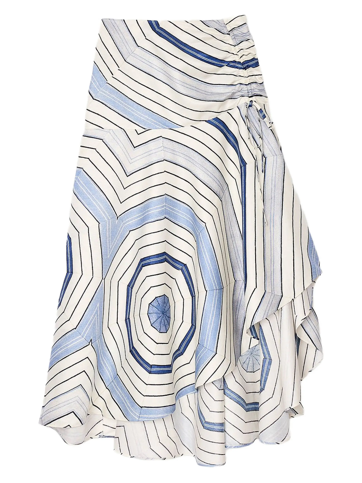 Sandro Spiral Motif Maxi Skirt