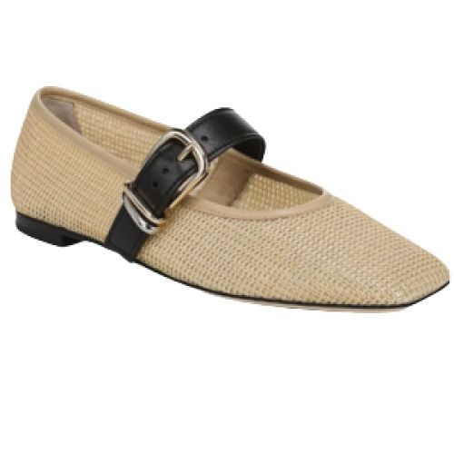 Vince Women's Daniela Mary Jane Woven Flat