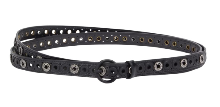 Sandro Embellished Leather Belt
