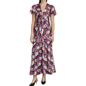 Cinq à Sept Kordyn Dahlia Print Maxi Dress