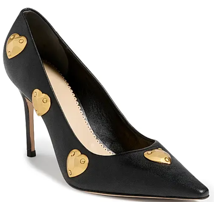 Cinq à Sept Luna 85MM Embellished Leather Pumps