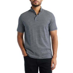 Emporio Armani Nehru Collar Polo