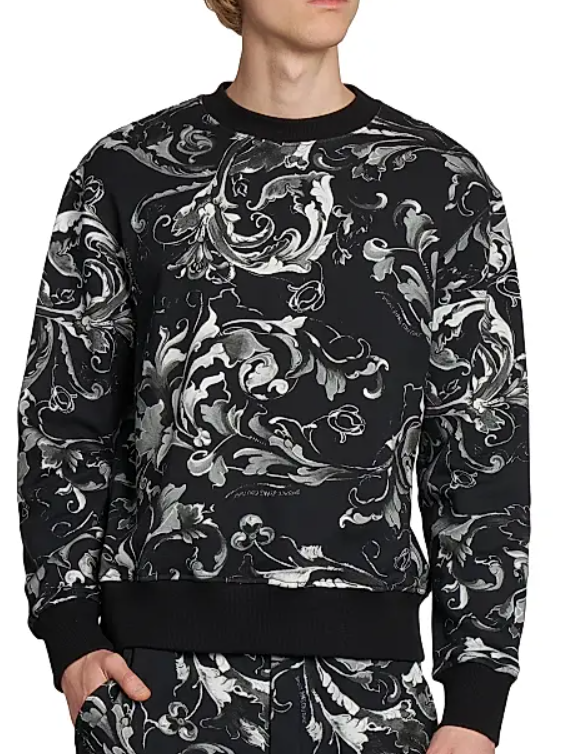 Versace Jeans Couture Barocco Print Sweatshirt