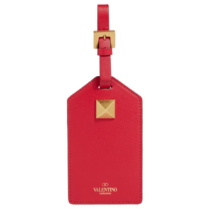 Valentino Garavani One Stud Leather Badge Holder