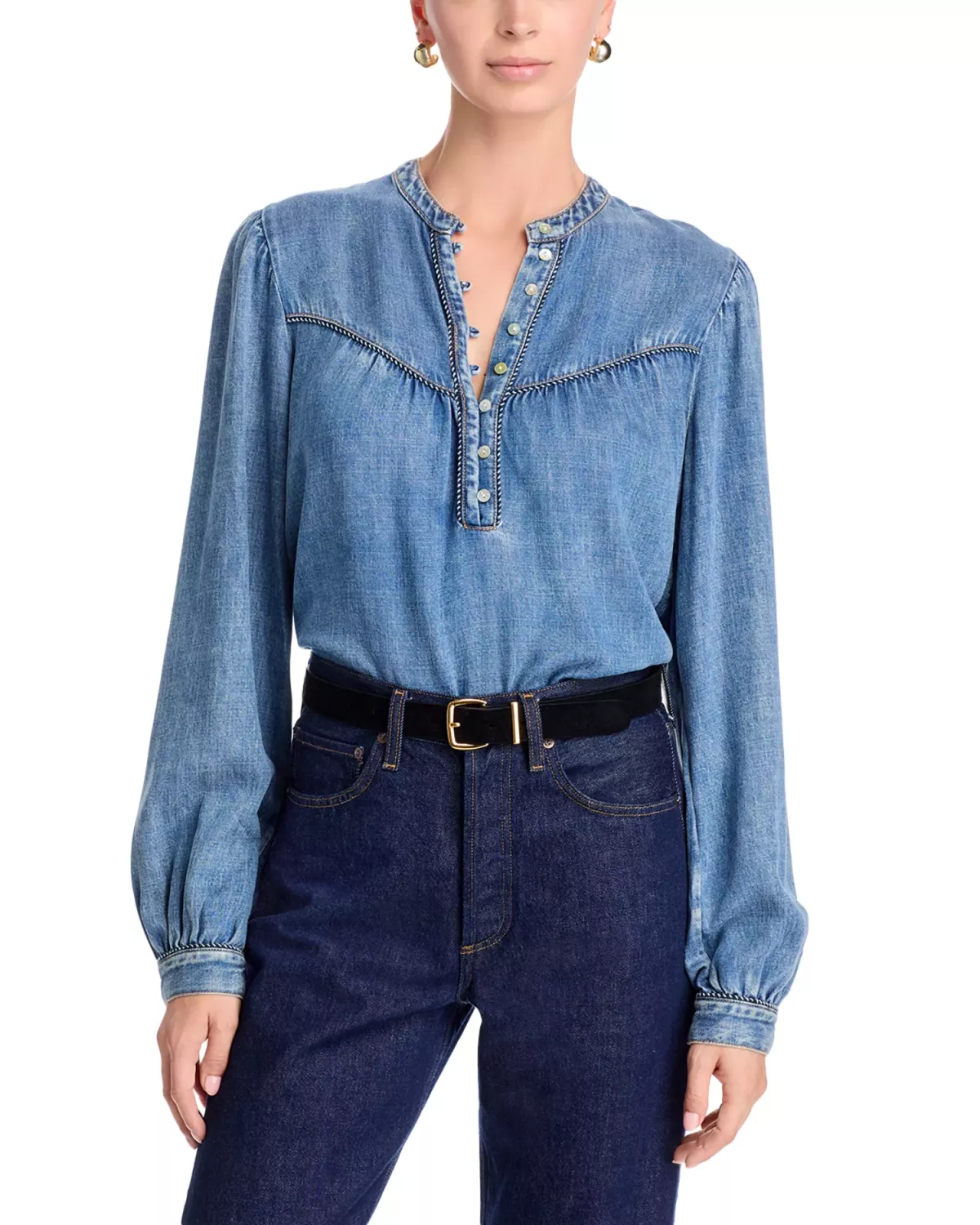 Rails Sunna Denim Top