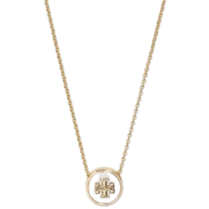 Tory Burch Kira Logo Pendant Necklace