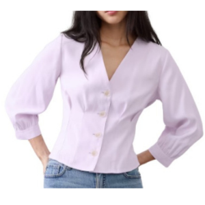 Banana Republic Women's Twill Corset Shirt