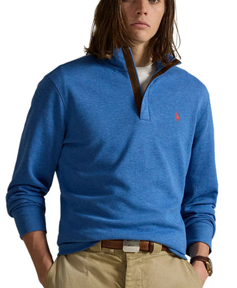 Polo Ralph Lauren Luxury Jersey Quarter Zip Pullover