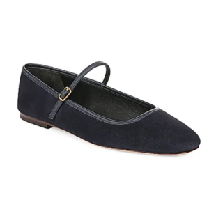 Veronica Beard Ellie Suede Mary Jane Flats
