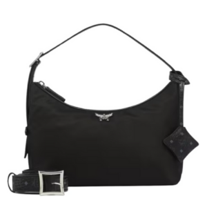 MCM Leather Aren Hobo Bag