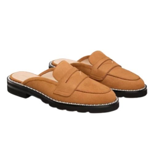Stuart Weitzman Monty Mule Suede Flats