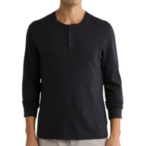 Vince Long Sleeve Henley T-Shirt
