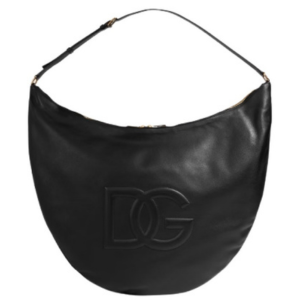 Dolce & Gabbana Embossed Leather Shoulder Bag