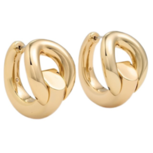 Tory Burch Pierced Hoop Earrings