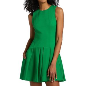 Alice + Olivia Adley Sleeveless Drop-Waist Minidress