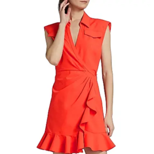 Cinq à Sept Zenni Mini Wrap Dress
