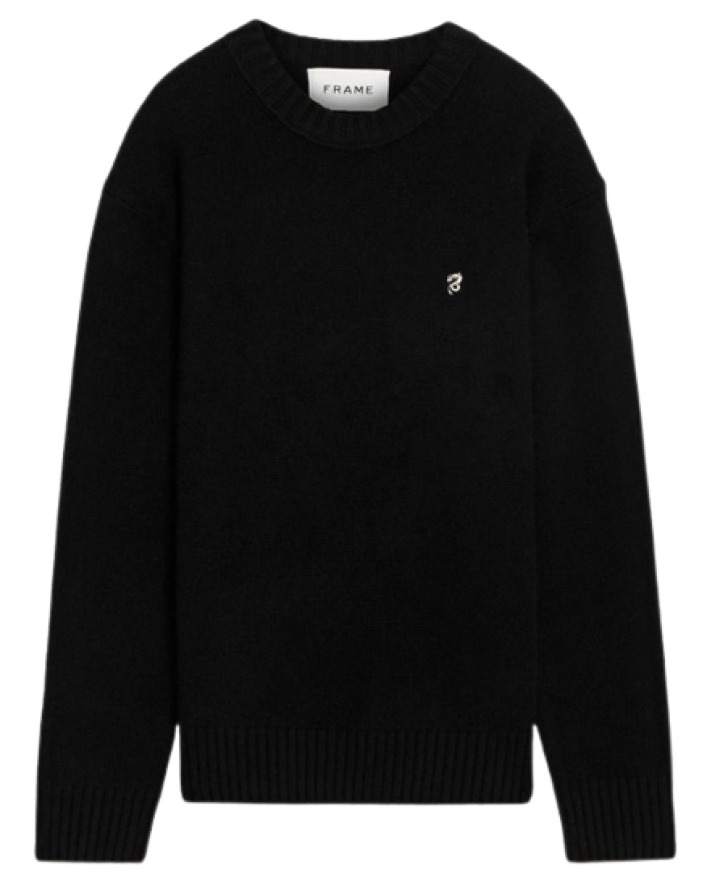 Frame Embroidered Cashmere Sweater