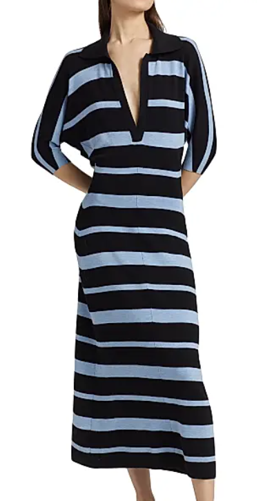 Proenza Schouler Solana Wool-Silk Midi-Dress