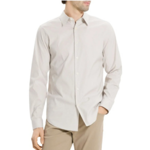 Theory Sylvian Pinstripe Button-Up Shirt