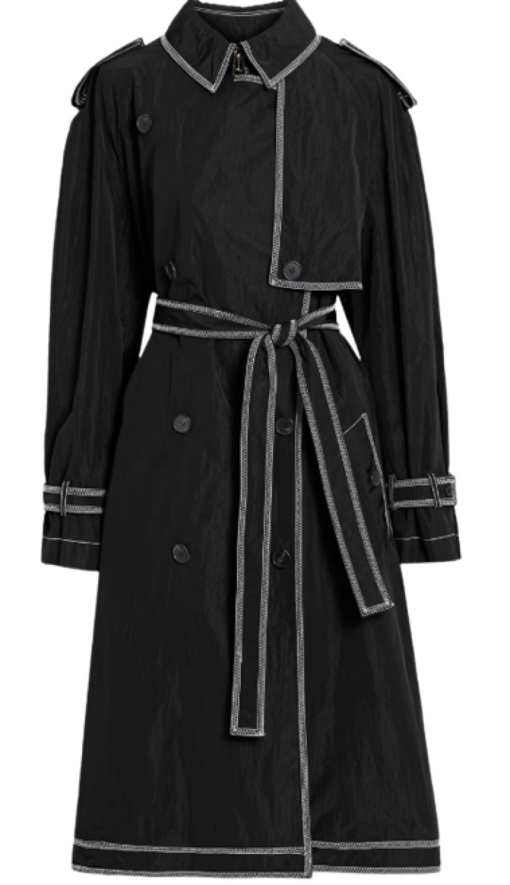 Tom Ford Topstitched Shell Trench Coat